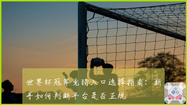 世界杯冠军竞猜入口选择指南：新手如何判断平台是否正规
